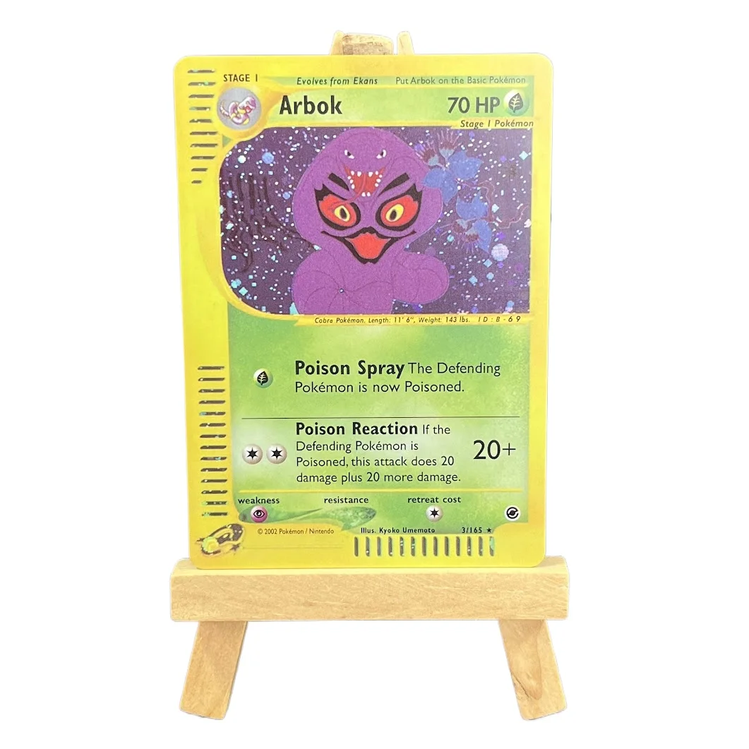 MINISO Pokemon Card for Everyday Fun and Trading Comes with a Complimentary Clear Card Sleeve
MINISO Pokemon Card for Everyday Fun and Trading Comes with a Complimentary Clear Card Sleeve