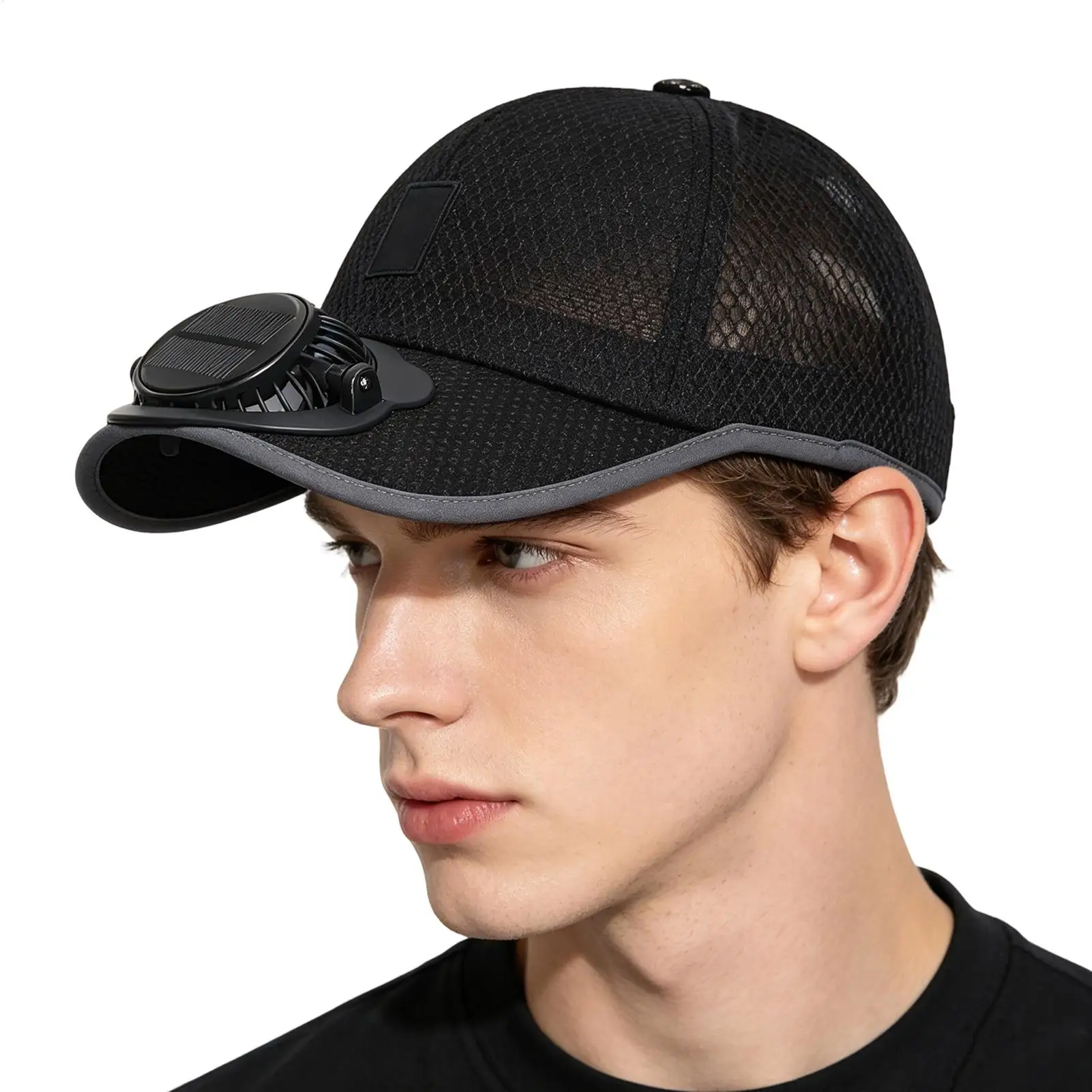 Solar Powered Charge Fan Baseball Cap Adults Summer Outdoor Camping Fishing Sun Shading Duck Tongue Mesh Cap
Solar Powered Charge Fan Baseball Cap Adults Summer Outdoor Camping Fishing Sun Shading Duck Tongue Mesh Cap