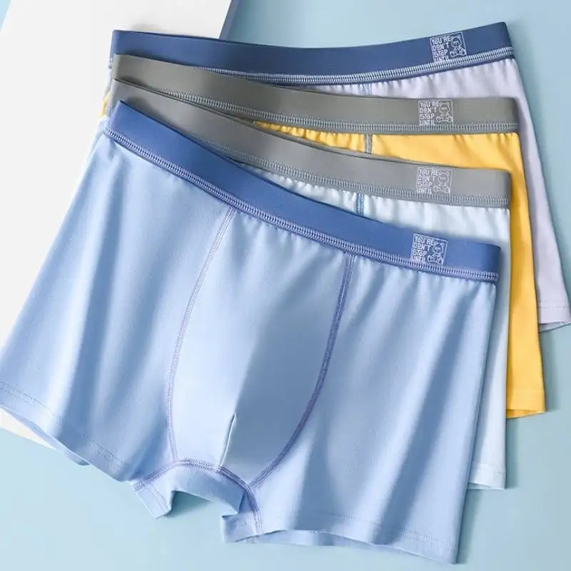 4pcs Men's Cotton Underpants Solid Boxers Shorts Underwear Male Breathable Men's Panties Widen Waistband Underpants
4pcs Men's Cotton Underpants Solid Boxers Shorts Underwear Male Breathable Men's Panties Widen Waistband Underpants