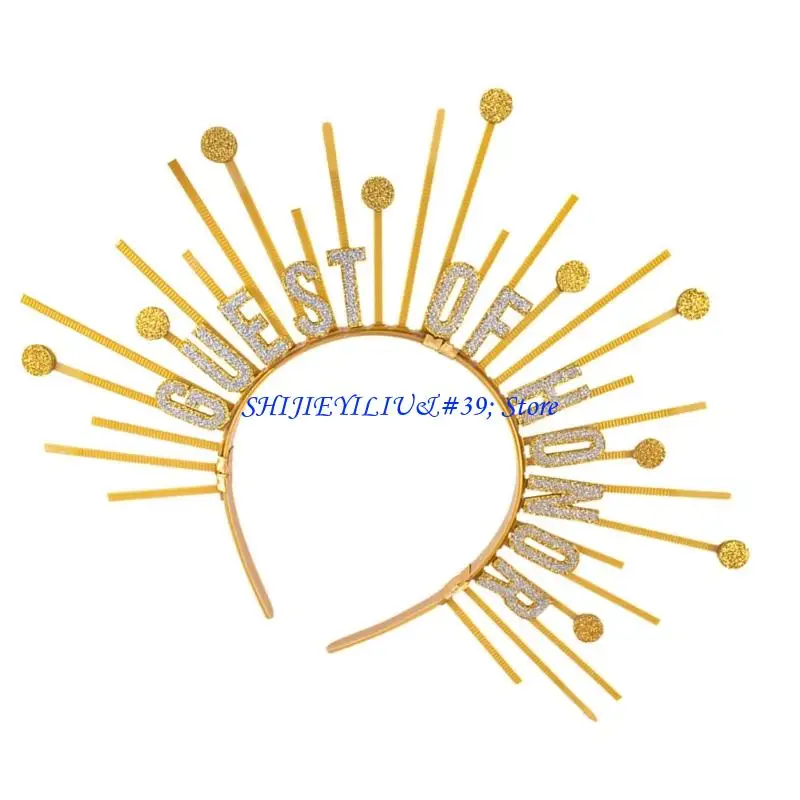 E21F Wedding Hairband Hair Accessory For Religious Event Themed Party Crownpiece
E21F Wedding Hairband Hair Accessory For Religious Event Themed Party Crownpiece