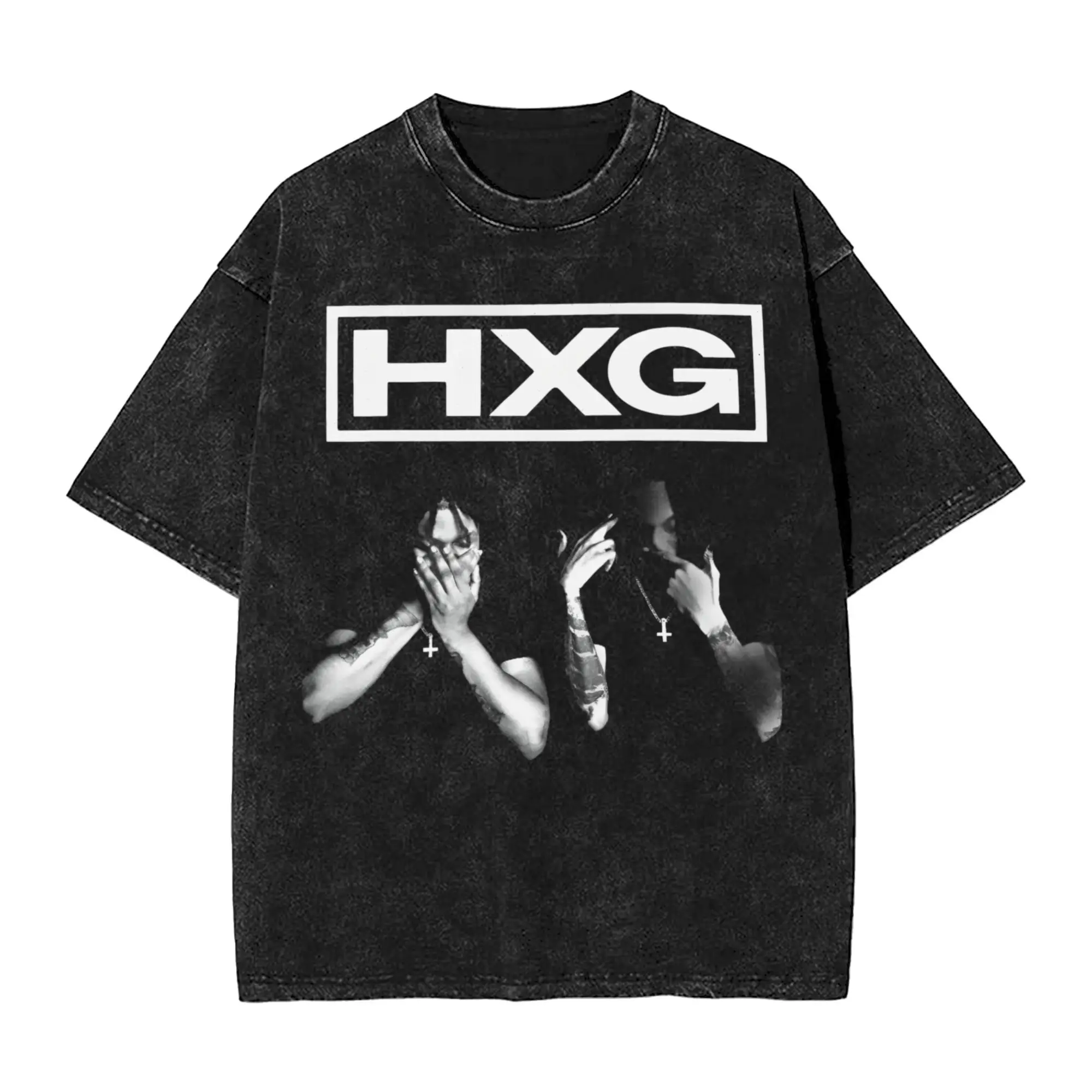 Рэпер Homixide Gang Beno Meechie футболка хип-хоп из стираного хлопка футболки большого размера Playboi HXG топы в стиле ретро уличная одежда футболки с принтом
Рэпер Homixide Gang Beno Meechie футболка хип-хоп из стираного хлопка футболки большого размера Playboi HXG топы в стиле ретро уличная одежда футболки с принтом