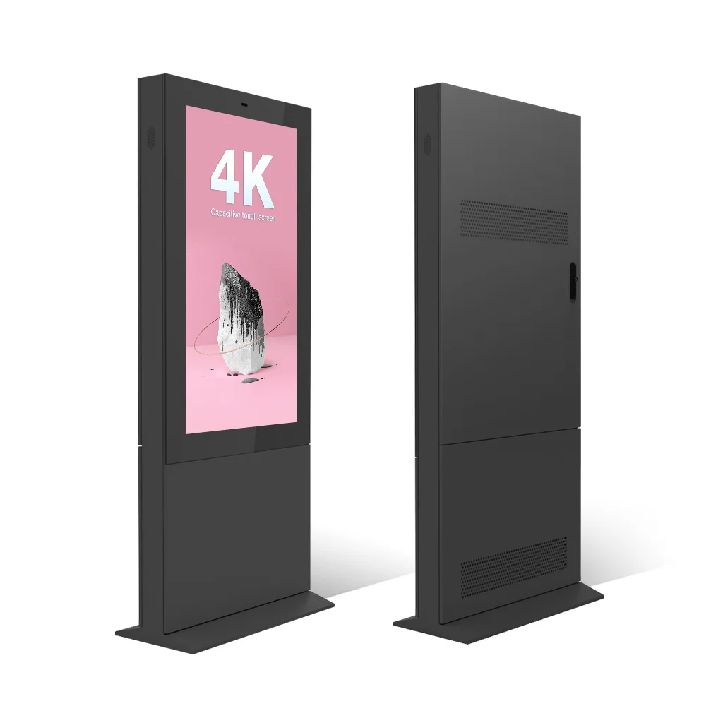 VISIGN 32 43 55 65 75 Inch 2500nits Outdoor Digital Siganges Floor Stand Totem Waterproof Vertical Advertising Display
VISIGN 32 43 55 65 75 Inch 2500nits Outdoor Digital Siganges Floor Stand Totem Waterproof Vertical Advertising Display