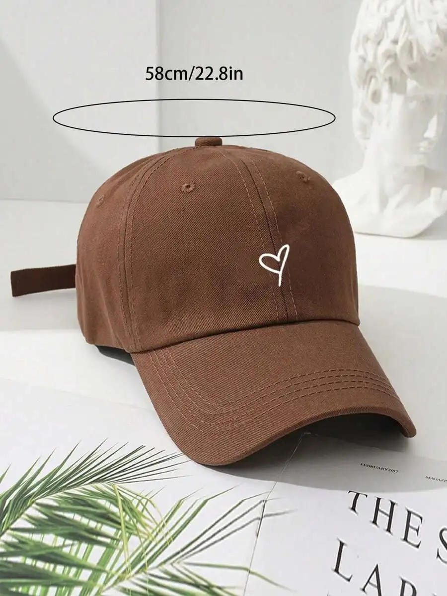Heart Print Adjustable Unisex Baseball Cap For Sports Outdoor Daily Wear
Heart Print Adjustable Unisex Baseball Cap For Sports Outdoor Daily Wear