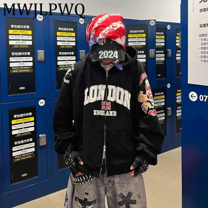 MWJLPWQ American Style Unique Niche Letter Print Hoodie Unisex Loose Streetwear Cardigan Jacket Trendy 12454
MWJLPWQ American Style Unique Niche Letter Print Hoodie Unisex Loose Streetwear Cardigan Jacket Trendy 12454