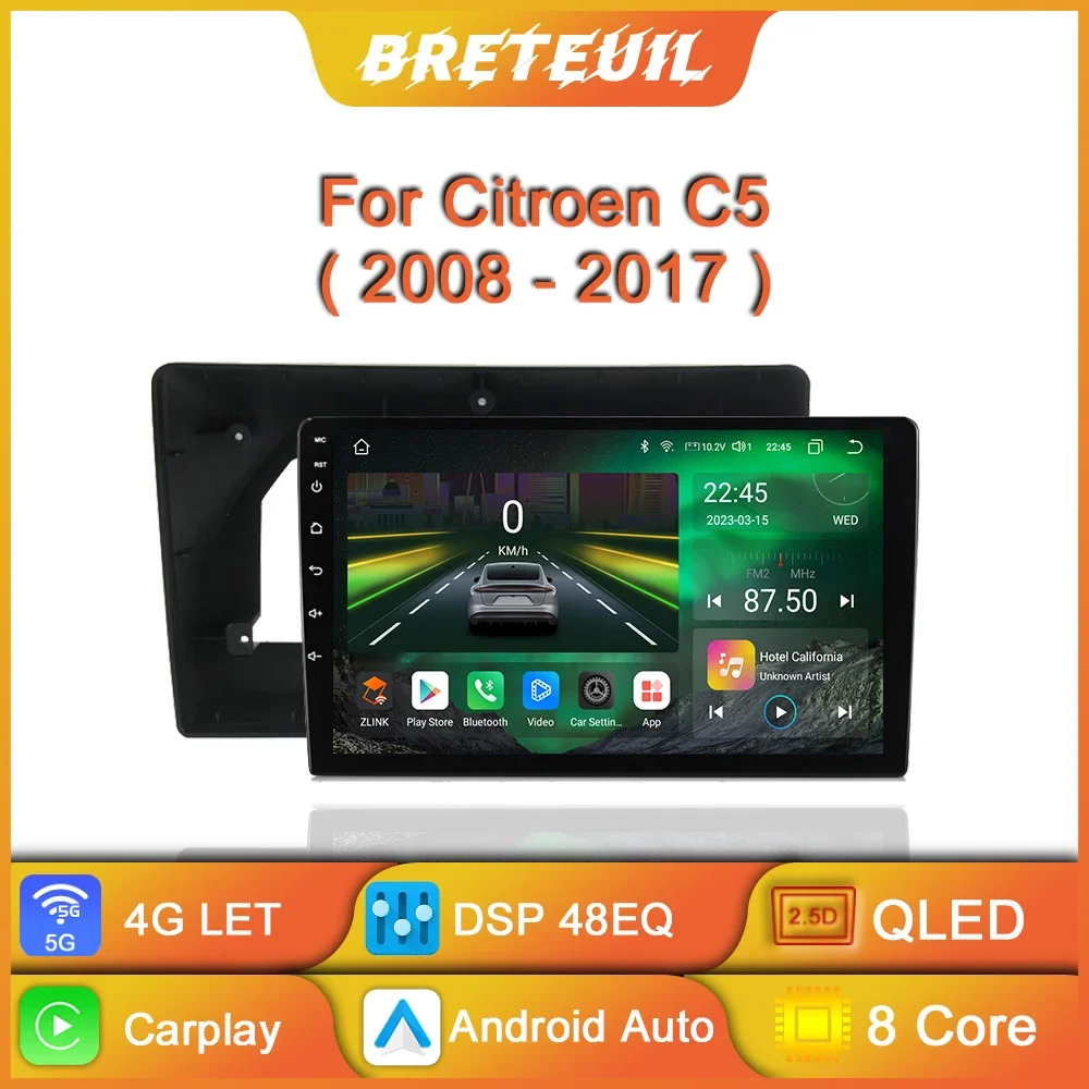 Android Car Radio For Citroen C5 2008-2017 Multimedia Video Player GPS Navigation Carplay QLED Touch Screen Auto Stereo Headunit
Android Car Radio For Citroen C5 2008-2017 Multimedia Video Player GPS Navigation Carplay QLED Touch Screen Auto Stereo Headunit