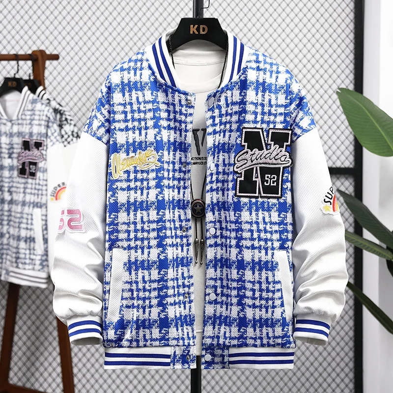Hip Hop Casual Bomber Jackets Slim Fit Baseball Uniform Coats For Men's 2023 Spring Autumn Youth College Streetwear Tops Clothes
Hip Hop Casual Bomber Jackets Slim Fit Baseball Uniform Coats For Men's 2023 Spring Autumn Youth College Streetwear Tops Clothes