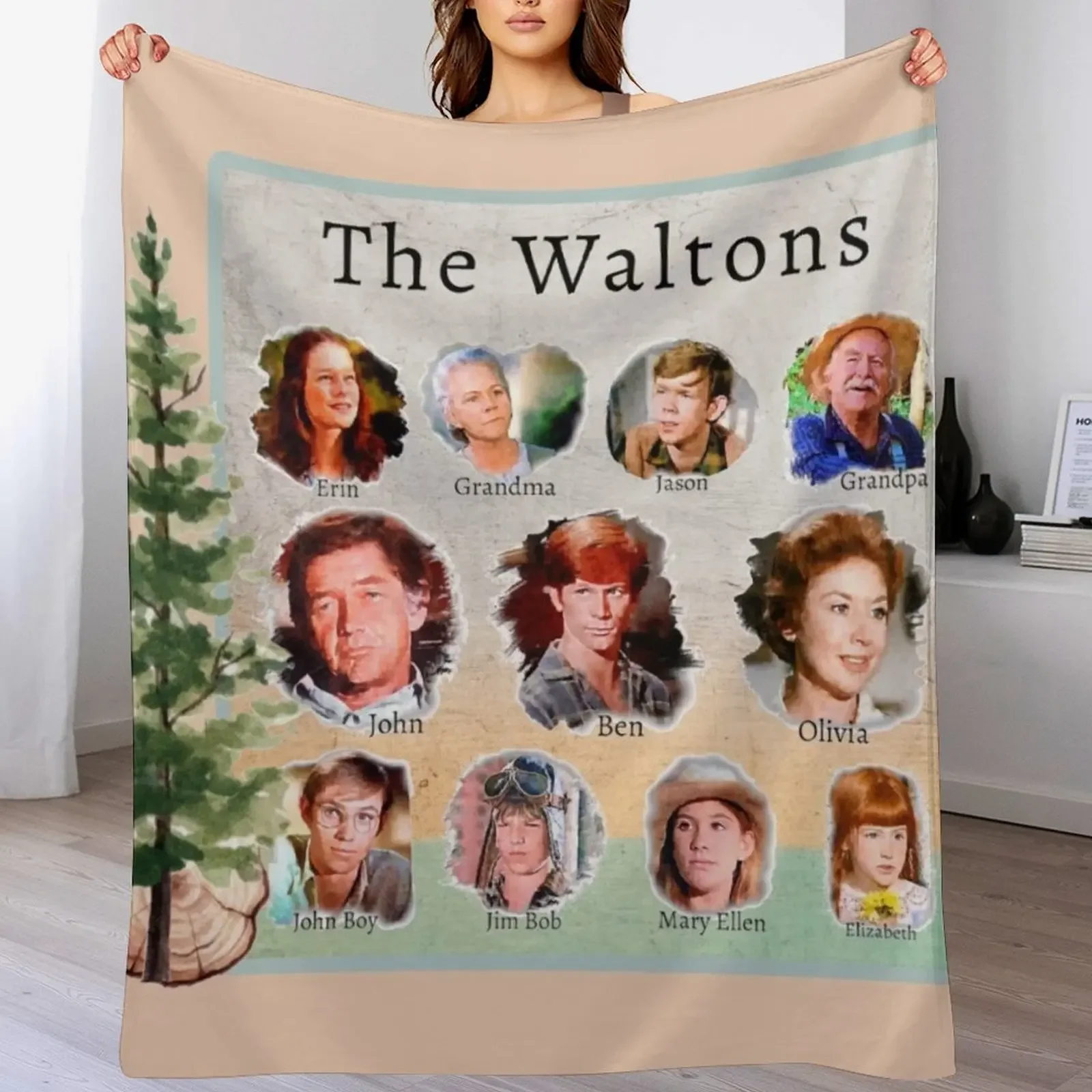 The Waltons TV Show Throw Blanket Plush Quilt Flannel Fabric Giant Sofa Blankets
The Waltons TV Show Throw Blanket Plush Quilt Flannel Fabric Giant Sofa Blankets