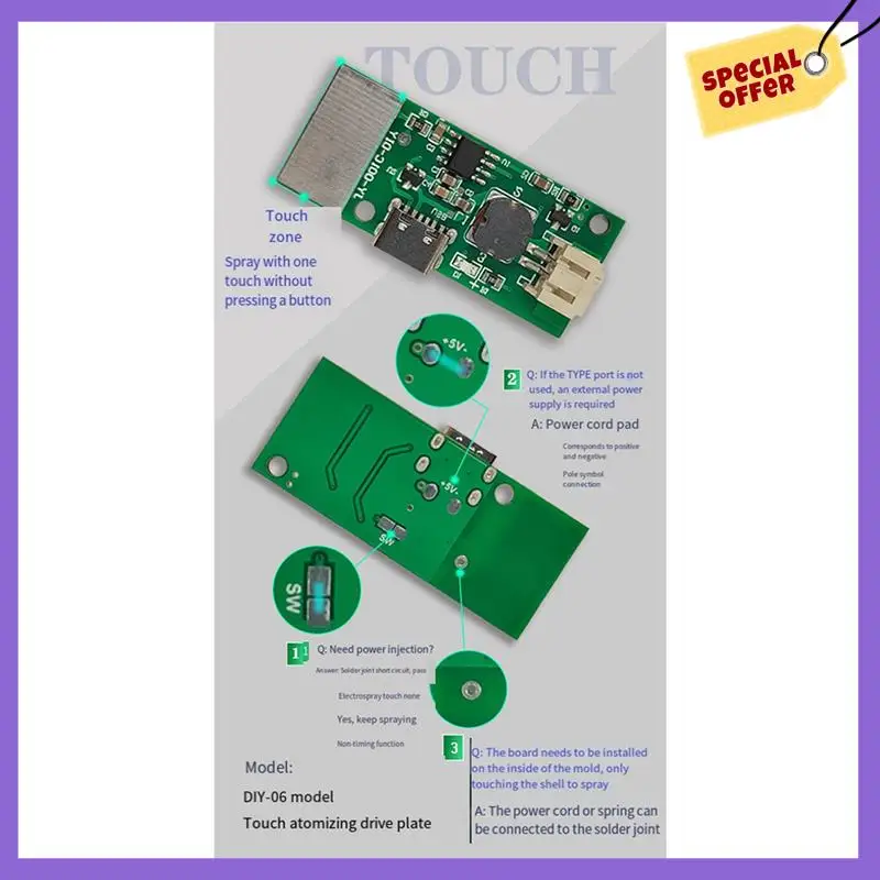 -A96Z 2X USB-модуль увлажнителя, плата управления аэрозолятором, плата увлажнителя, модуль запотевания, модуль увлажнителя 5 В
-A96Z 2X USB-модуль увлажнителя, плата управления аэрозолятором, плата увлажнителя, модуль запотевания, модуль увлажнителя 5 В