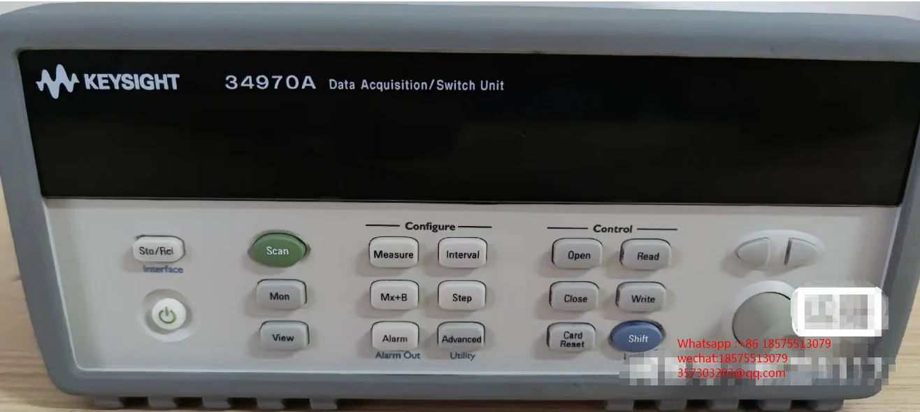 Agilent 34970A Acquisition Instrument Original Authentic, Normal Function, Normal Communication
Agilent 34970A Acquisition Instrument Original Authentic, Normal Function, Normal Communication