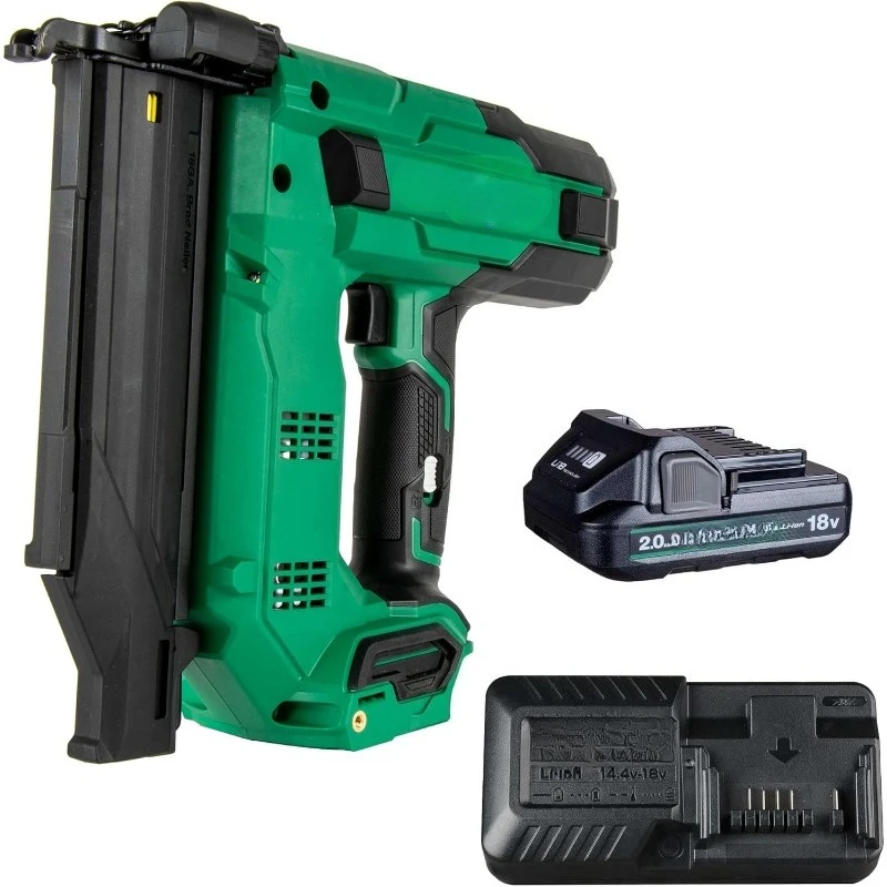 18V MultiVolt™ 18-Ga Compact Cordless Brad Nailer Kit, Includes 1-18V 2.0 Ah Battery, NT1850DG
18V MultiVolt™ 18-Ga Compact Cordless Brad Nailer Kit, Includes 1-18V 2.0 Ah Battery, NT1850DG