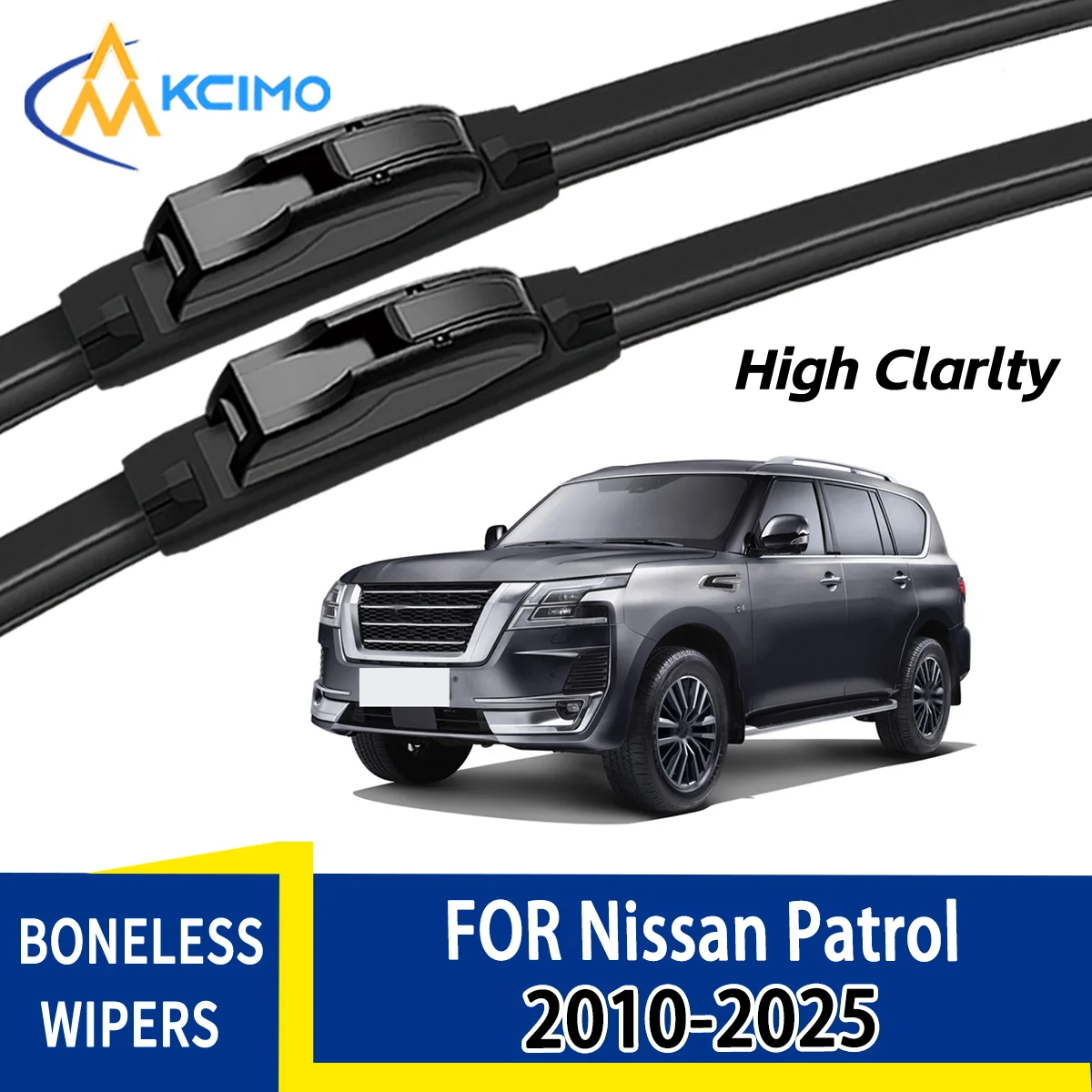 For Nissan Patrol Y62 2010-2025 Automobiles Durable Quiet Front Windscreen Wiper Blades Auto Window Replacement Accessories
For Nissan Patrol Y62 2010-2025 Automobiles Durable Quiet Front Windscreen Wiper Blades Auto Window Replacement Accessories