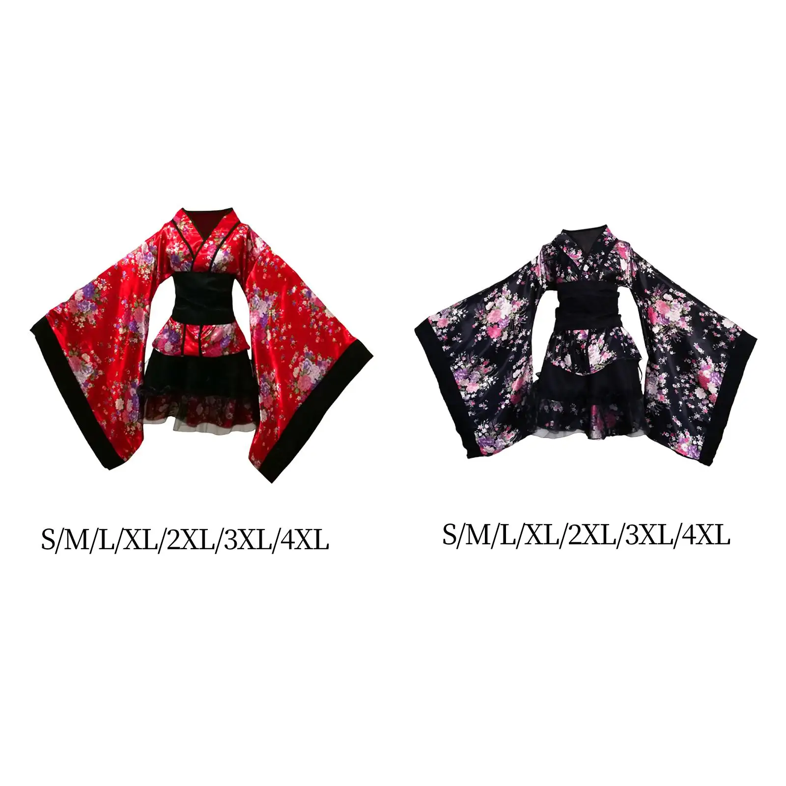Floral Pattern Kimono Dress V Neck Cosplay Outfit for Everyday Use Polyester Short Gown
Floral Pattern Kimono Dress V Neck Cosplay Outfit for Everyday Use Polyester Short Gown
