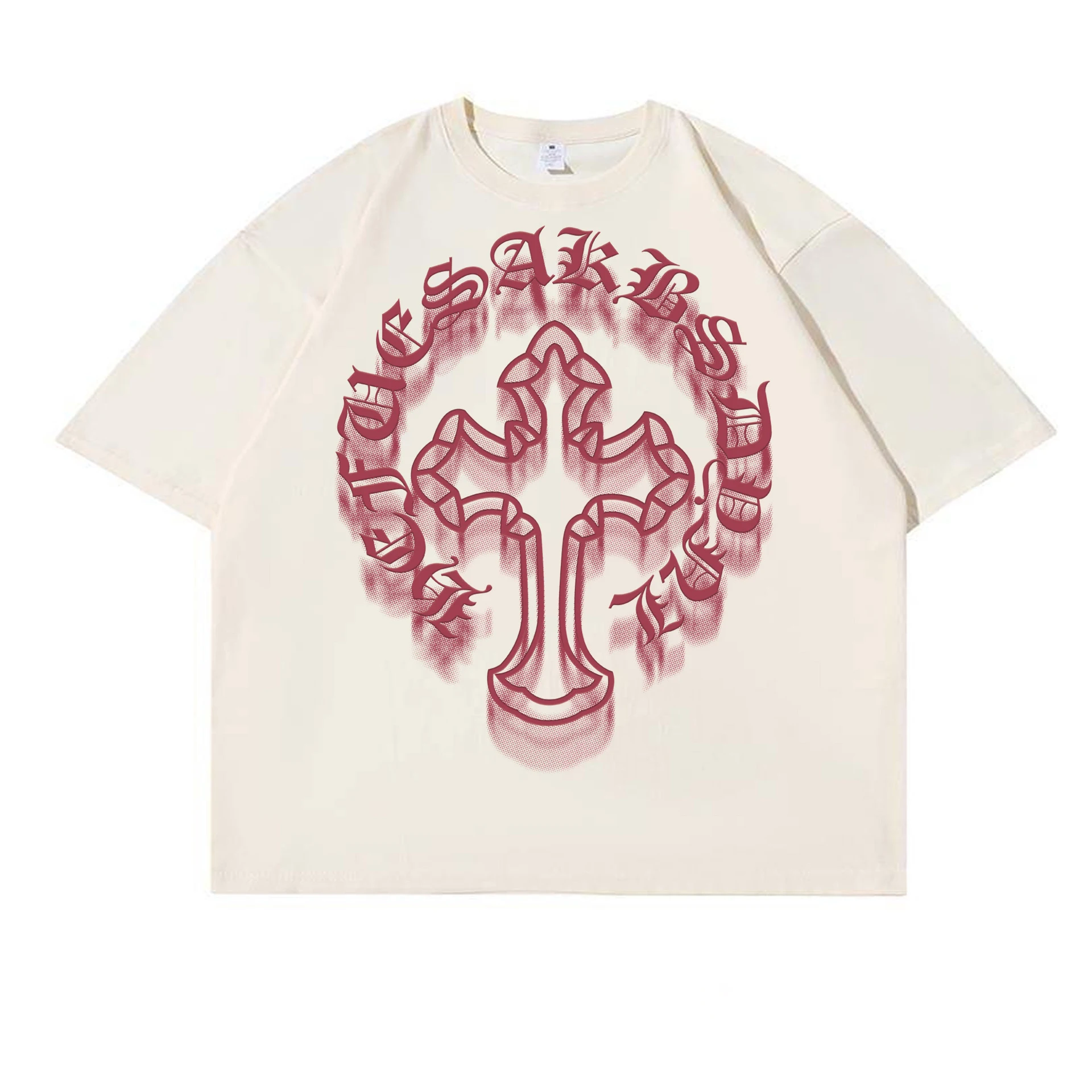 24/25 Men's Trend Cotton T-shirts Vintage Cross Tshirts Men Oversized Streetwear Short Sleeve Crewneck Tops Unisex Summer Tops
24/25 Men's Trend Cotton T-shirts Vintage Cross Tshirts Men Oversized Streetwear Short Sleeve Crewneck Tops Unisex Summer Tops