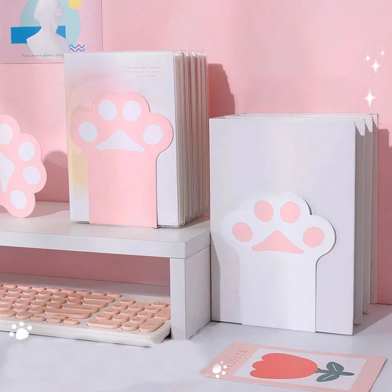 2 шт. металлические настольные подставки для книг Kawaii кошачья лапа органайзер для книг нескользящая пробка для поддержки книг канцелярские принадлежности офисные принадлежности
2 шт. металлические настольные подставки для книг Kawaii кошачья лапа органайзер для книг нескользящая пробка для поддержки книг канцелярские принадлежности офисные принадлежности