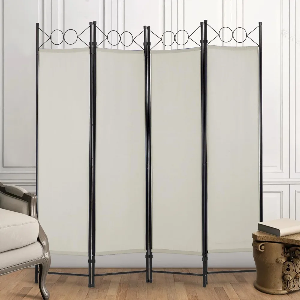 4 Panel Room Divider Screen Folding Privacy Divider Freestanding Partition for Home Office Bedroom Durable Steel Frame (Tan)
4 Panel Room Divider Screen Folding Privacy Divider Freestanding Partition for Home Office Bedroom Durable Steel Frame (Tan)