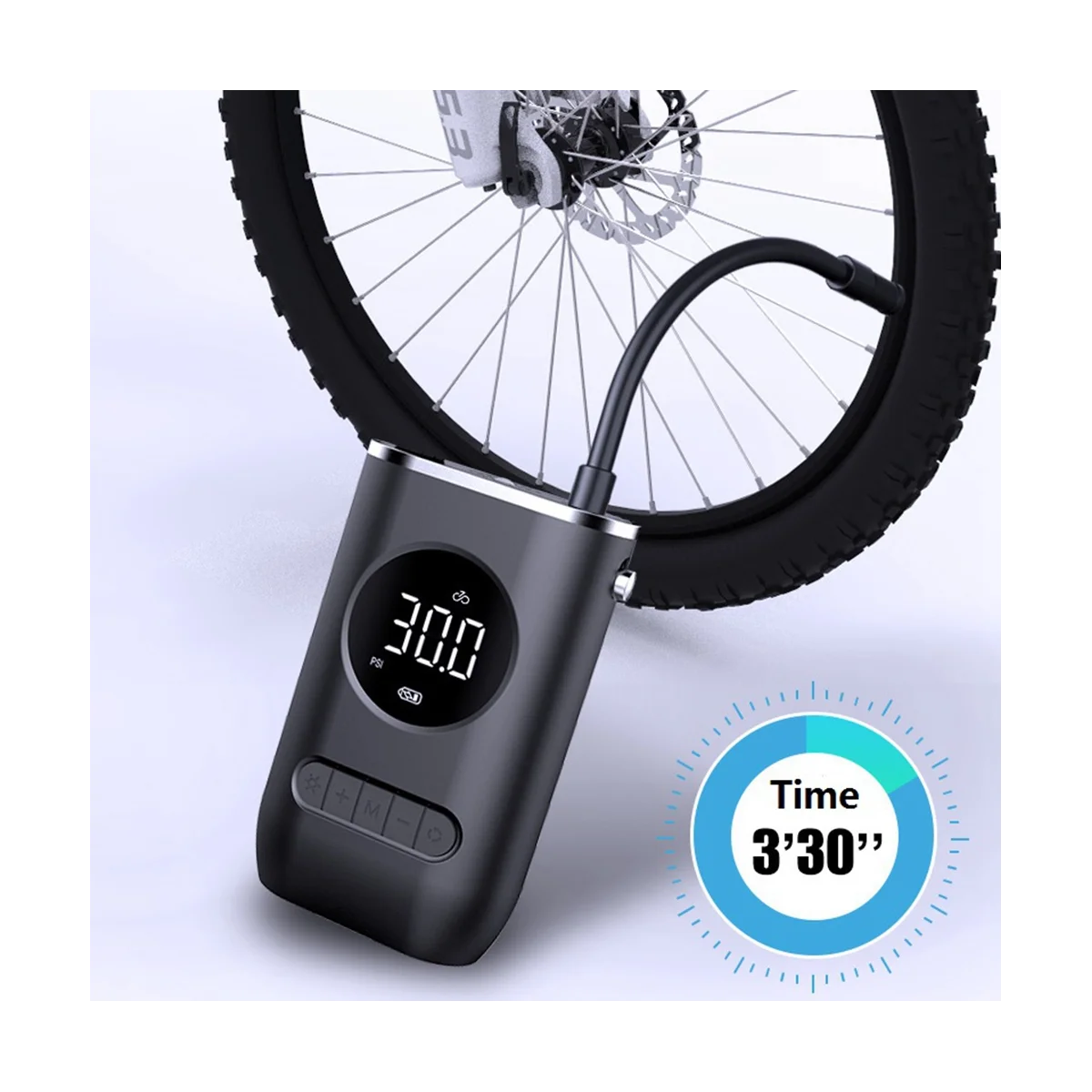 Tire Inflator Portable Air Compressor, Mini Air Compressor, Digital Electric Tire Pump for Ball,Motorcycle, Bicycle, Car
Tire Inflator Portable Air Compressor, Mini Air Compressor, Digital Electric Tire Pump for Ball,Motorcycle, Bicycle, Car