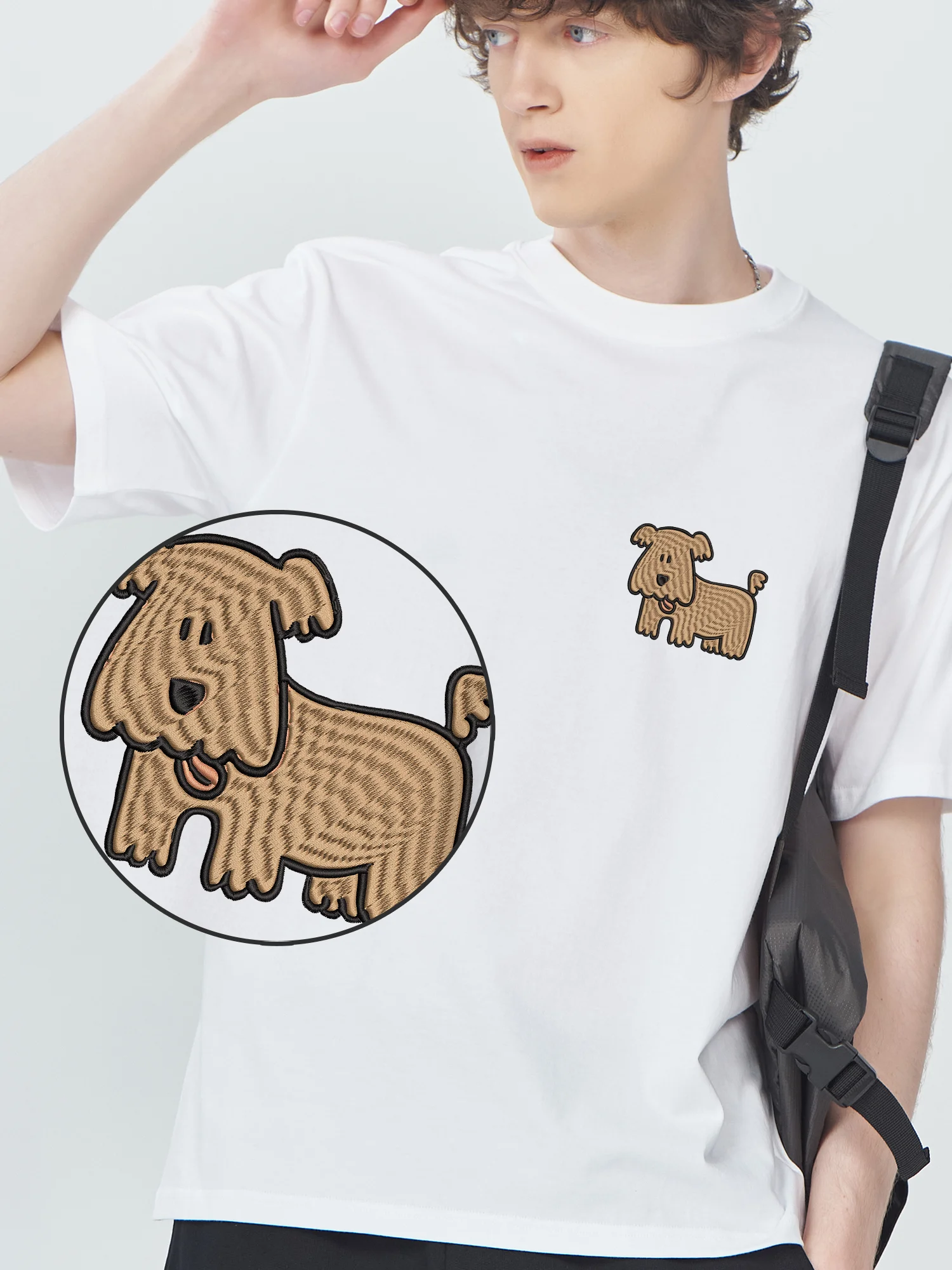Newest Cute Dog Embroidered Tshirts for Men Unisex Women Men Fashion Embroidered Animals T-shirts Funny New Tee Shirts Cotton
Newest Cute Dog Embroidered Tshirts for Men Unisex Women Men Fashion Embroidered Animals T-shirts Funny New Tee Shirts Cotton