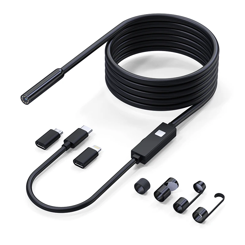 8 мм/5 мм 2 МП 1080P 3-в-1 USB-эндоскоп для iPhone и Android-телефонов, промышленный бороскоп, инспекционный отоскоп, цифровой микроскоп
8 мм/5 мм 2 МП 1080P 3-в-1 USB-эндоскоп для iPhone и Android-телефонов, промышленный бороскоп, инспекционный отоскоп, цифровой микроскоп