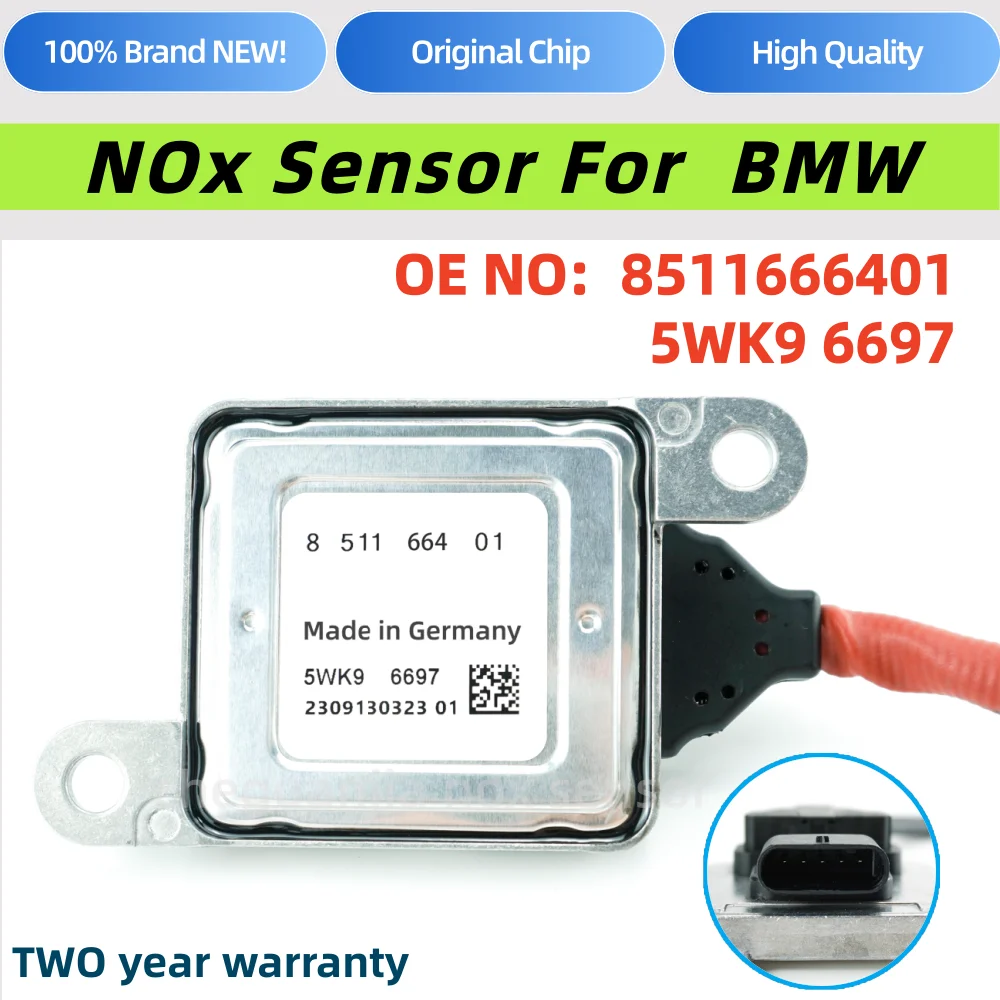 5WK96697 851166401 5WK9 6697 NEW Nitrogen Oxide Sensor For BMW 1 F20 F21 2 F22 F23 X5 E70 F15 X6 E71 NOx Sensor
5WK96697 851166401 5WK9 6697 NEW Nitrogen Oxide Sensor For BMW 1 F20 F21 2 F22 F23 X5 E70 F15 X6 E71 NOx Sensor
