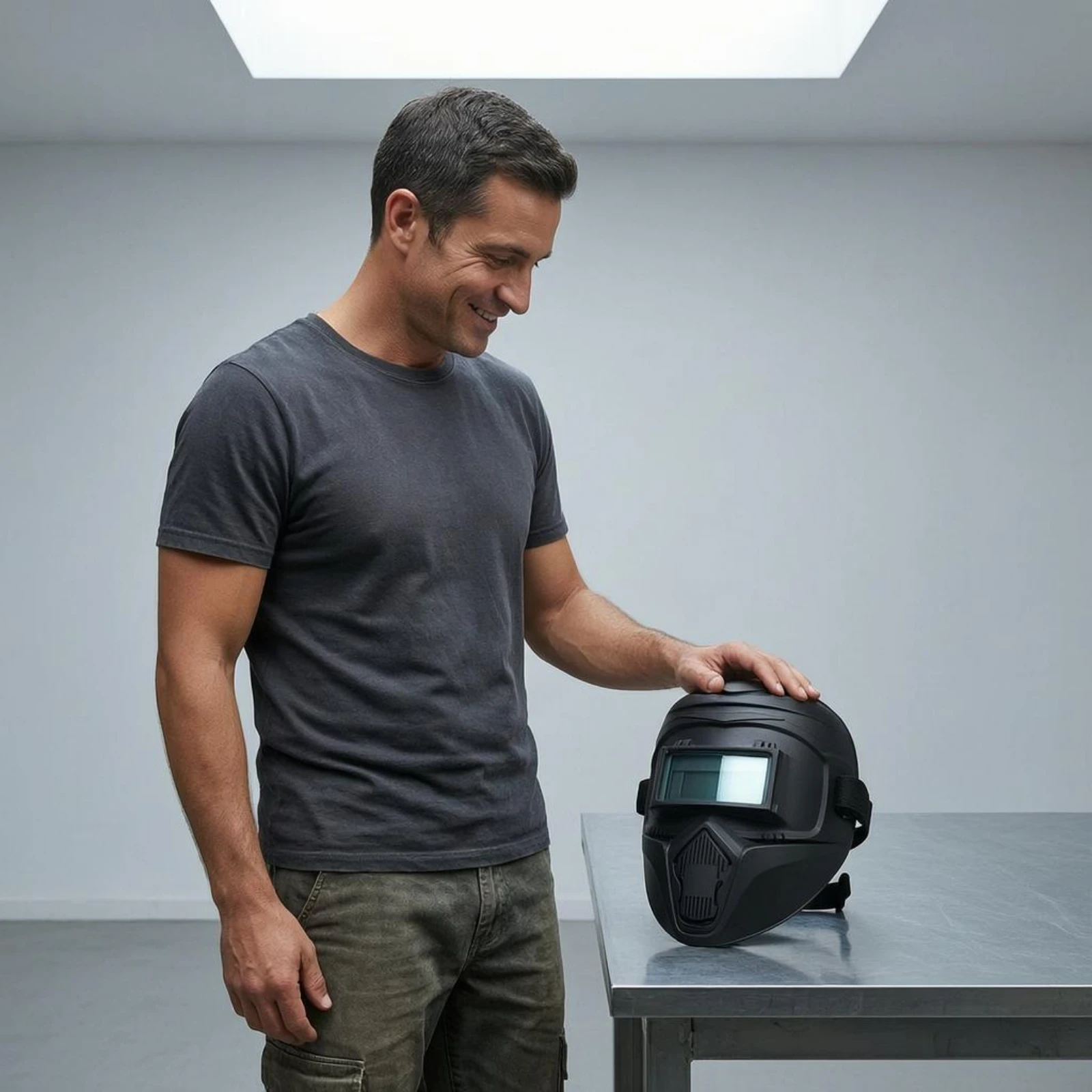Automatic Dimming Fusing Mask Dark Tinted Solar Powered Fusing Mask Safety Gear Sturdy Design Wide Field of View
Automatic Dimming Fusing Mask Dark Tinted Solar Powered Fusing Mask Safety Gear Sturdy Design Wide Field of View