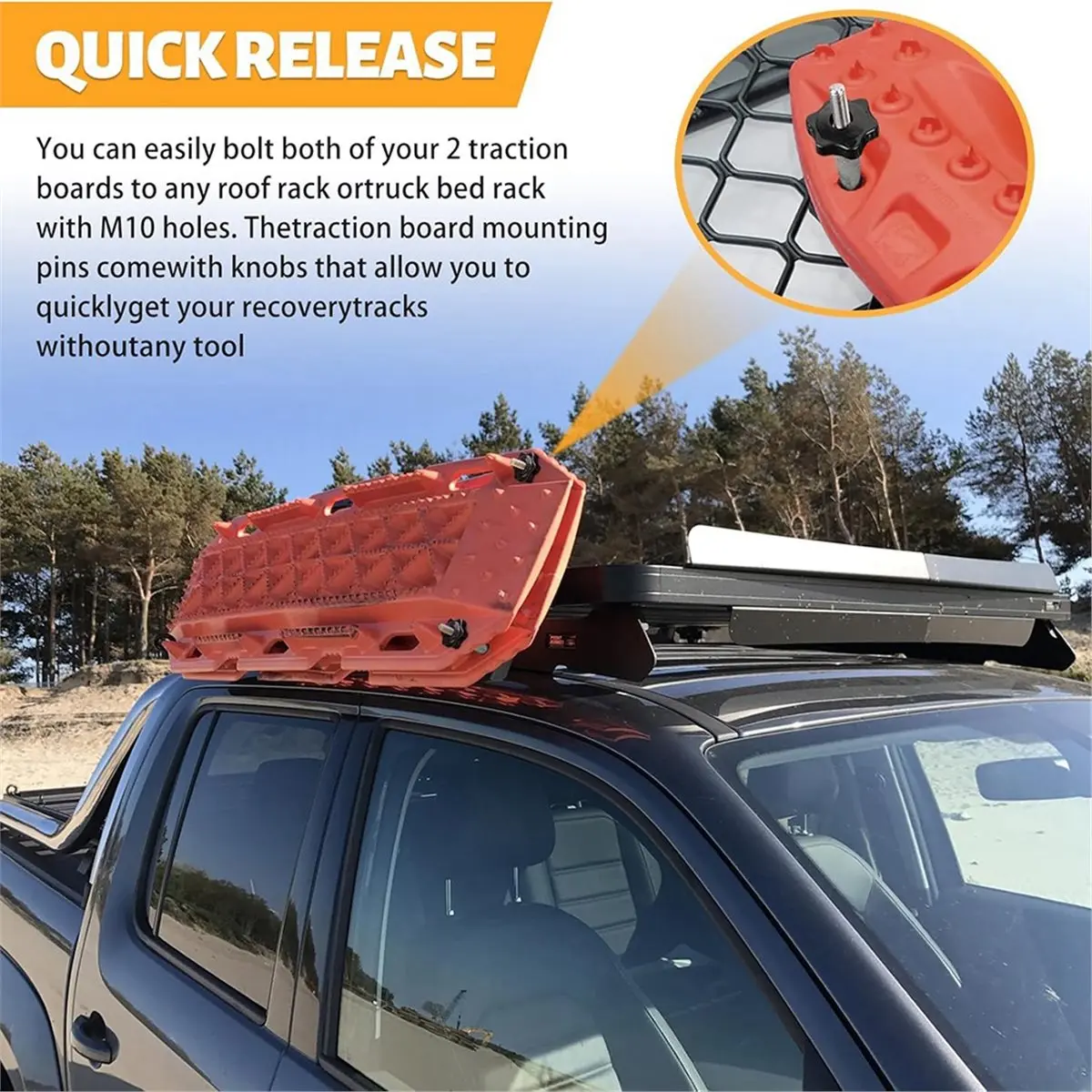 A20I Traction Board Mounting Kit - Mounting Pins Kits for Traction Boards - Fit for Most Recovery Tracks
A20I Traction Board Mounting Kit - Mounting Pins Kits for Traction Boards - Fit for Most Recovery Tracks