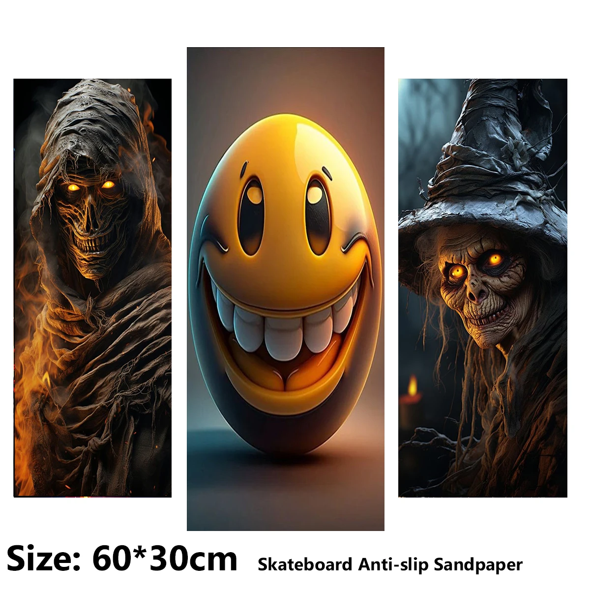 Skull Tiger Head Cartoon Pattern Electric Scooter Anti-slip Sticker Sandpaper Skateboard Grip Tape Sheet 60*30cm
Skull Tiger Head Cartoon Pattern Electric Scooter Anti-slip Sticker Sandpaper Skateboard Grip Tape Sheet 60*30cm