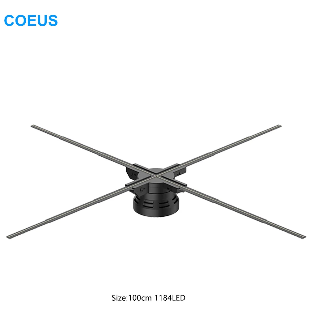 COEUS 1184LED 100cm High Resolution 3D Holographic Display LED Fan Wholesale Cloud Mall Hologram Wifi Splicing Advertising
COEUS 1184LED 100cm High Resolution 3D Holographic Display LED Fan Wholesale Cloud Mall Hologram Wifi Splicing Advertising