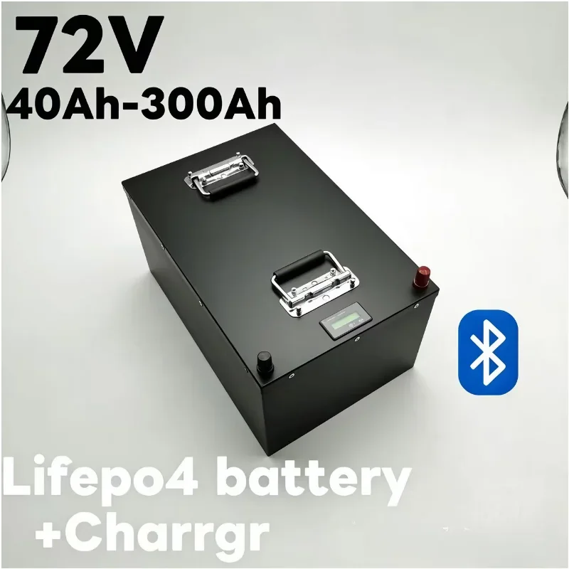 72V LiFePO4 Battery Pack | 40Ah–300Ah Deep Cycle Lithium Iron Phosphate Battery | Built-in Smart BMS Ideal for Off-Grid Solar,
72V LiFePO4 Battery Pack | 40Ah–300Ah Deep Cycle Lithium Iron Phosphate Battery | Built-in Smart BMS Ideal for Off-Grid Solar,