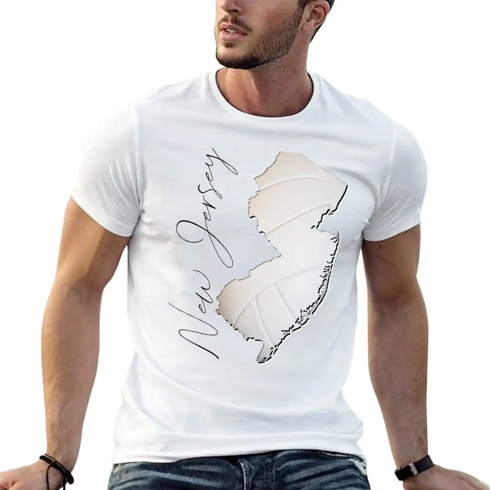 New Jersey (USA) map – real volleyball EN T-Shirt funny t shirts dark humor anime t shirts oversize T-Shirt
New Jersey (USA) map – real volleyball EN T-Shirt funny t shirts dark humor anime t shirts oversize T-Shirt