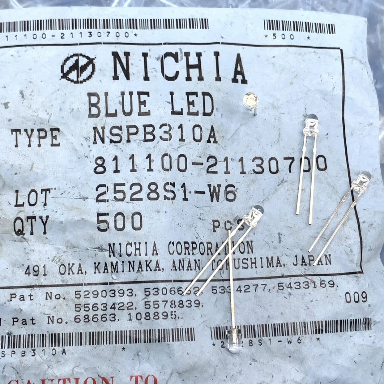 30PCS/NSPB310A 3MM imported LED F3 Japanese high gloss transparent emitting blue light
30PCS/NSPB310A 3MM imported LED F3 Japanese high gloss transparent emitting blue light
