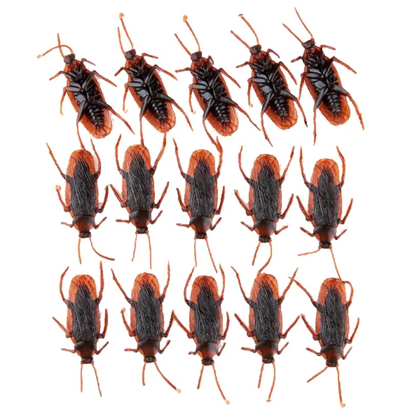 10Pcs/lot simulation fake rubber cockroach funny toy special lifelike model
10Pcs/lot simulation fake rubber cockroach funny toy special lifelike model