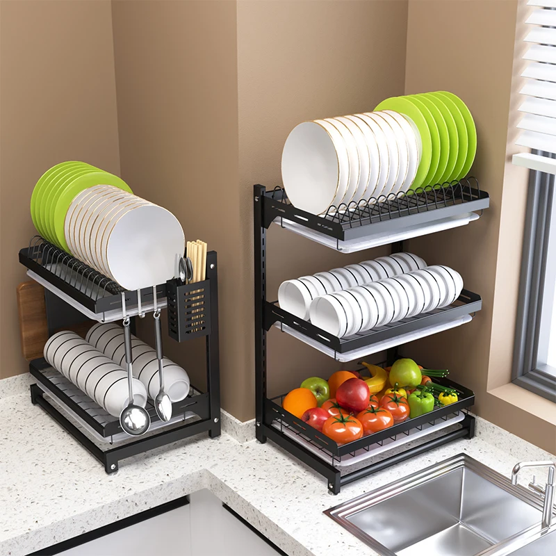 Dish Rack Draining Rack Bowl and Chopstick Rack Kitchen Knife Rack Table Plate Multi-Functional Kitchen Supplies Storage Rack
Dish Rack Draining Rack Bowl and Chopstick Rack Kitchen Knife Rack Table Plate Multi-Functional Kitchen Supplies Storage Rack