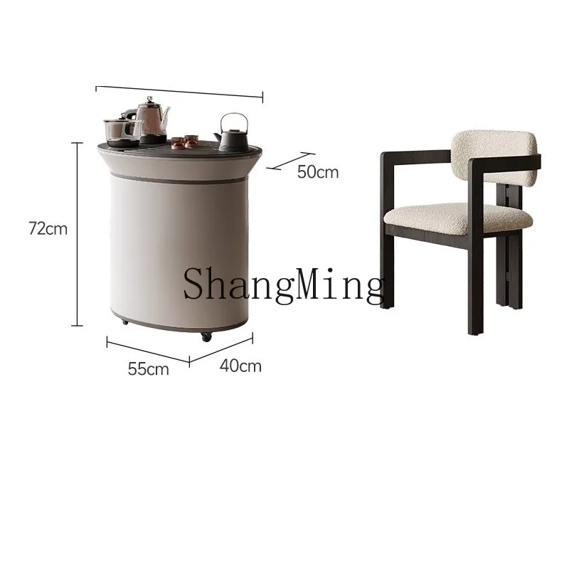 ZHB balcony tea table small household coffee table modern simple mobile brewing side rotatable push-pull G
ZHB balcony tea table small household coffee table modern simple mobile brewing side rotatable push-pull G