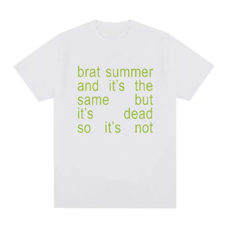 Charli Xcx Brat Summer and It's Same Album футболка женская модная футболка в стиле Харадзюку повседневная удобная очень большая футболка
Charli Xcx Brat Summer and It's Same Album футболка женская модная футболка в стиле Харадзюку повседневная удобная очень большая футболка