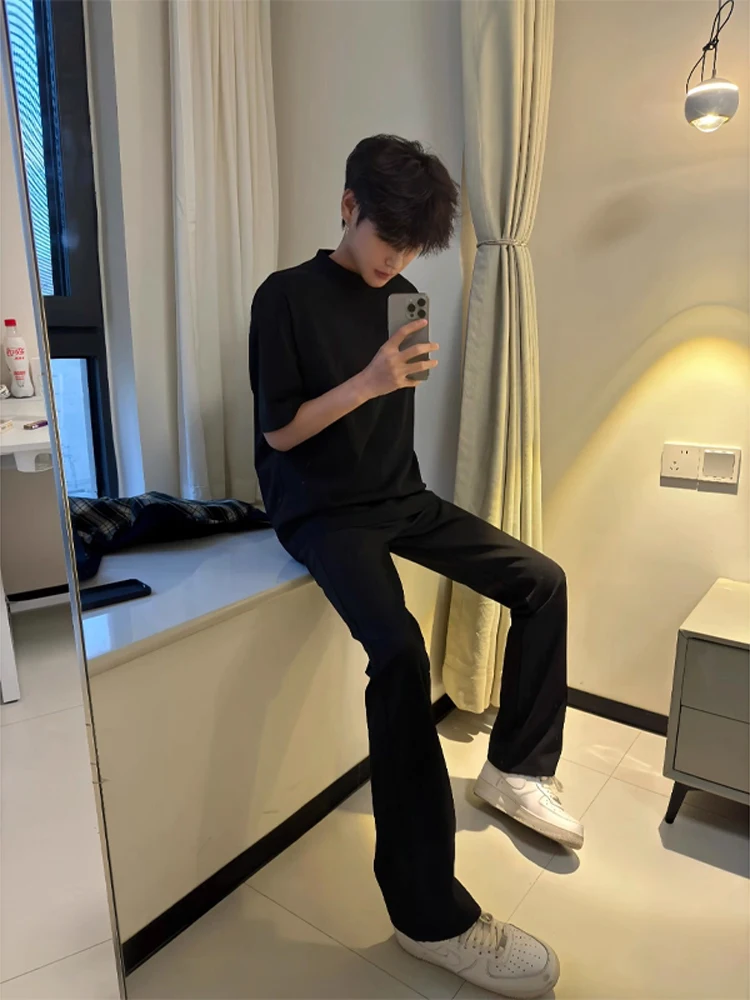 Cleanfit Black Knife Jeans Men's American High Street Vibe Straight Leg Slimming Micro Flare Pants mid High Waist
Cleanfit Black Knife Jeans Men's American High Street Vibe Straight Leg Slimming Micro Flare Pants mid High Waist
