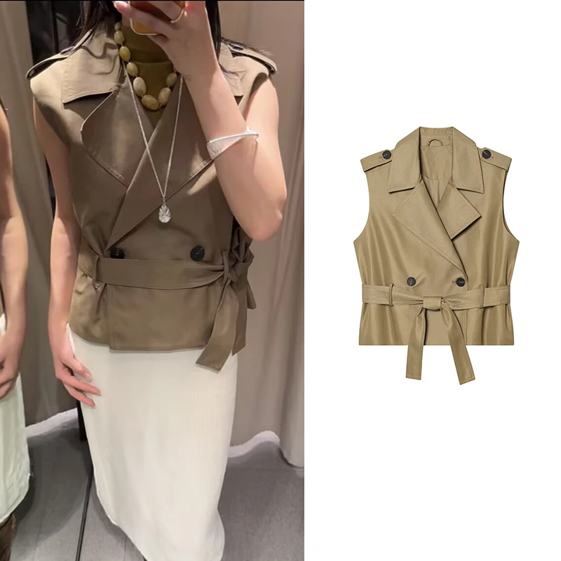 Jackets Vest Women's Spring 2026 New Fashion Loose Spring Vests Women's Chic Youth Joker Travel Holiday Comfort Vest Coats
Jackets Vest Women's Spring 2026 New Fashion Loose Spring Vests Women's Chic Youth Joker Travel Holiday Comfort Vest Coats