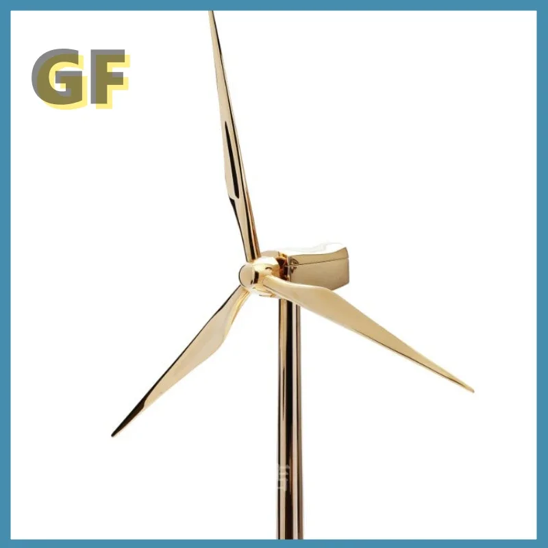 Solar Fan Model Golden Wind Turbine Windmill Promotion Wind Energy Industry Gift Office Decoration
Solar Fan Model Golden Wind Turbine Windmill Promotion Wind Energy Industry Gift Office Decoration