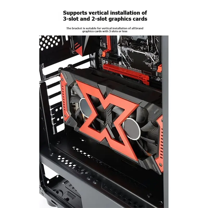 FULL-Vertical GPU Mount Bracket 2Slots Graphics Card Holder External EGPU Dock External GPU Docking Station
FULL-Vertical GPU Mount Bracket 2Slots Graphics Card Holder External EGPU Dock External GPU Docking Station