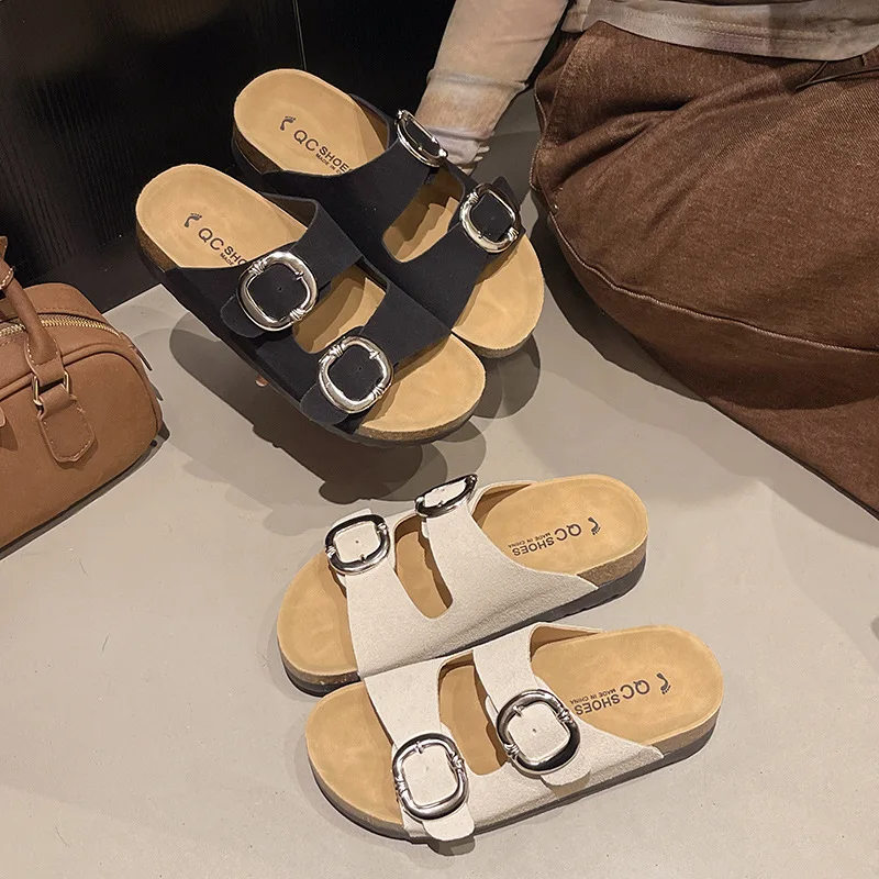 Women's Summer Platform Sandals Shoes Classic Buckle Strap Birken Slippers New Designer Brand Soft Cork Shoes Zapatos De Mujer
Women's Summer Platform Sandals Shoes Classic Buckle Strap Birken Slippers New Designer Brand Soft Cork Shoes Zapatos De Mujer