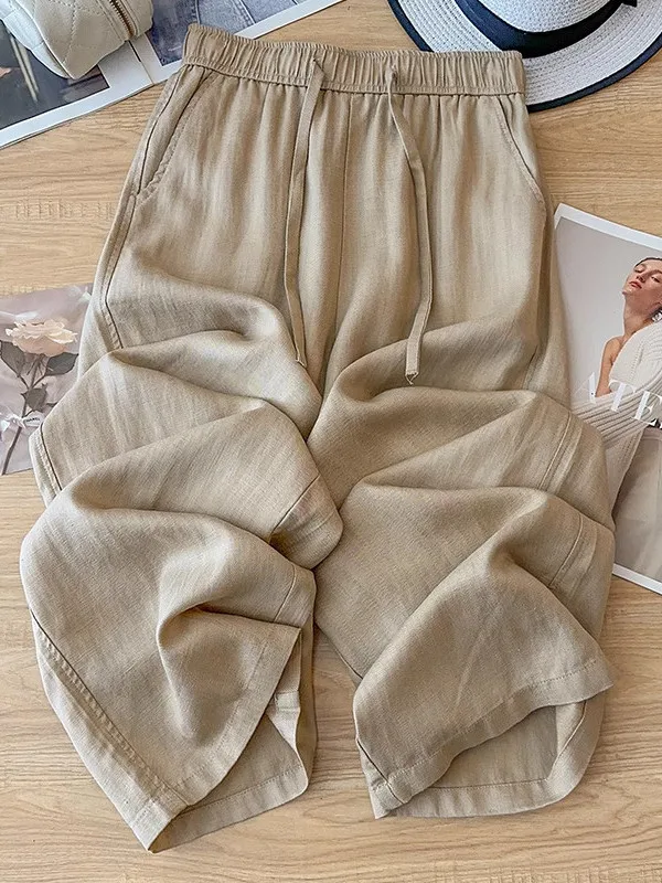 Casual Ice Silk Quick Dry Wide Leg Pants Women Summer Thin Loose Drapey Breathable Straight Leg Trousers High Waist Pocket De...
Casual Ice Silk Quick Dry Wide Leg Pants Women Summer Thin Loose Drapey Breathable Straight Leg Trousers High Waist Pocket De...