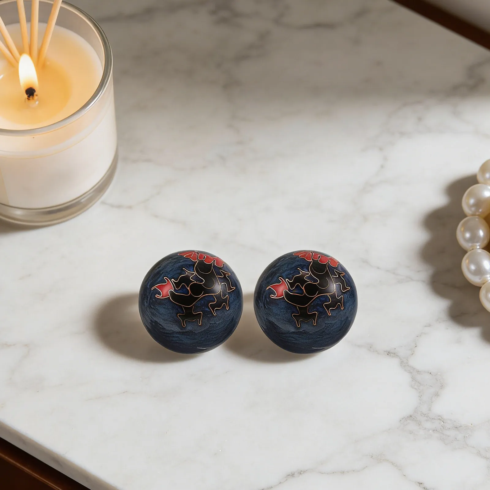 2Pcs Massage Balls Hand Exercise Enamel Dragon Pattern Blue Stress Relief Chinese Therapy Baoding Finger Strength Tool Fitness
2Pcs Massage Balls Hand Exercise Enamel Dragon Pattern Blue Stress Relief Chinese Therapy Baoding Finger Strength Tool Fitness