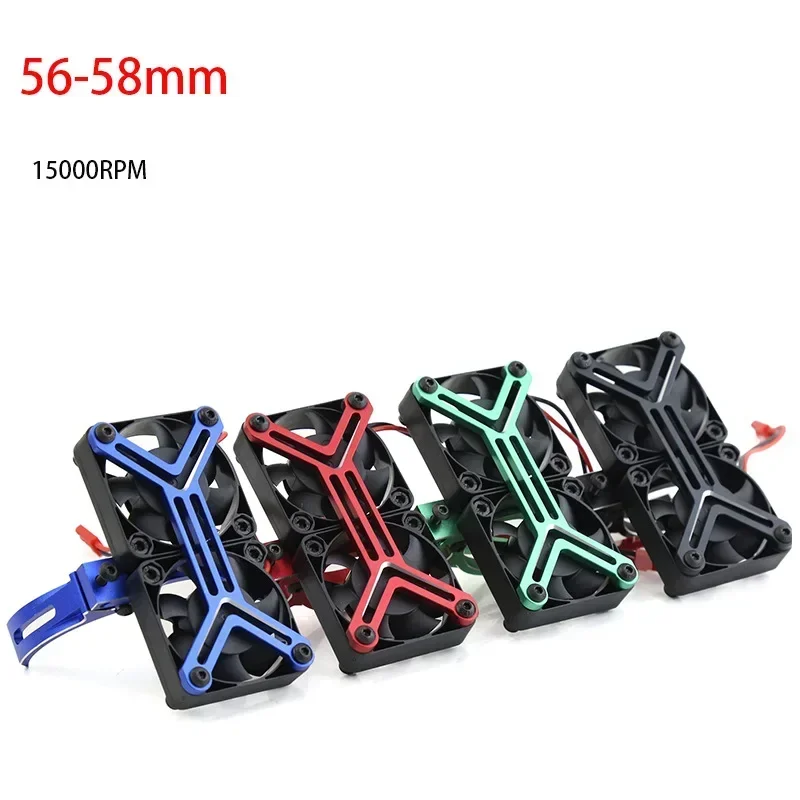 5687 56113 Motor Heat Sink Dual Cooling Fan Heatsink 56-58Mm for 1/5 TRXS XMAXX XRT Arrma Kraton Upgrade Parts
5687 56113 Motor Heat Sink Dual Cooling Fan Heatsink 56-58Mm for 1/5 TRXS XMAXX XRT Arrma Kraton Upgrade Parts