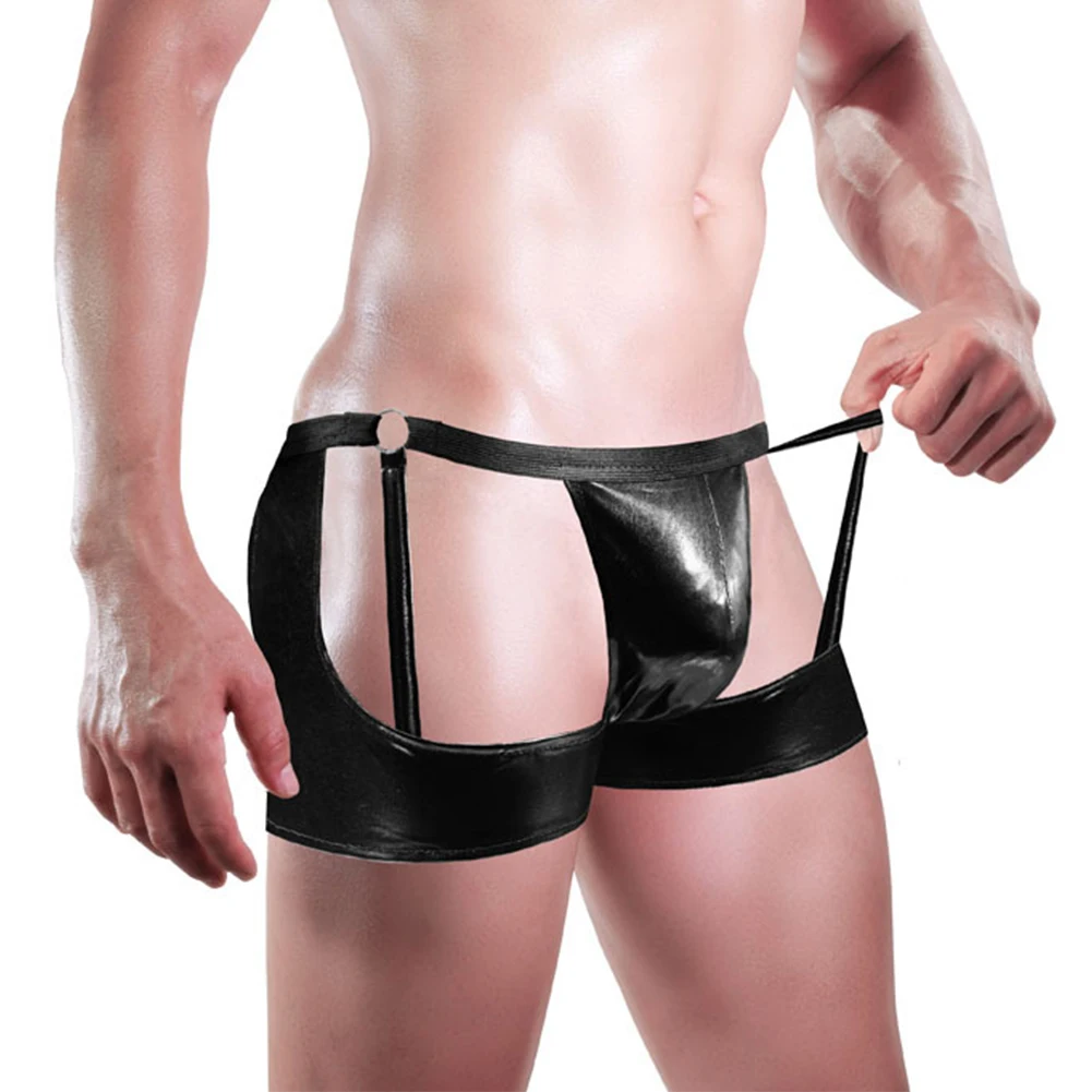 Briefs Men Underwear Casual Comfy Faux Leather Jockstrap Knicker Lingerie Low-rise Panties Shorts Daily All Seasons
Briefs Men Underwear Casual Comfy Faux Leather Jockstrap Knicker Lingerie Low-rise Panties Shorts Daily All Seasons