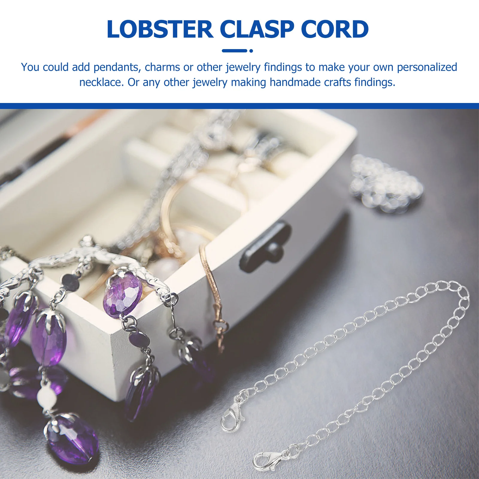 12Pcs Lobster Clasp Cord Copper Mixed Color Length Extender Necklace Bracelet DIY Jewelry Making Accessories Closure Set
12Pcs Lobster Clasp Cord Copper Mixed Color Length Extender Necklace Bracelet DIY Jewelry Making Accessories Closure Set