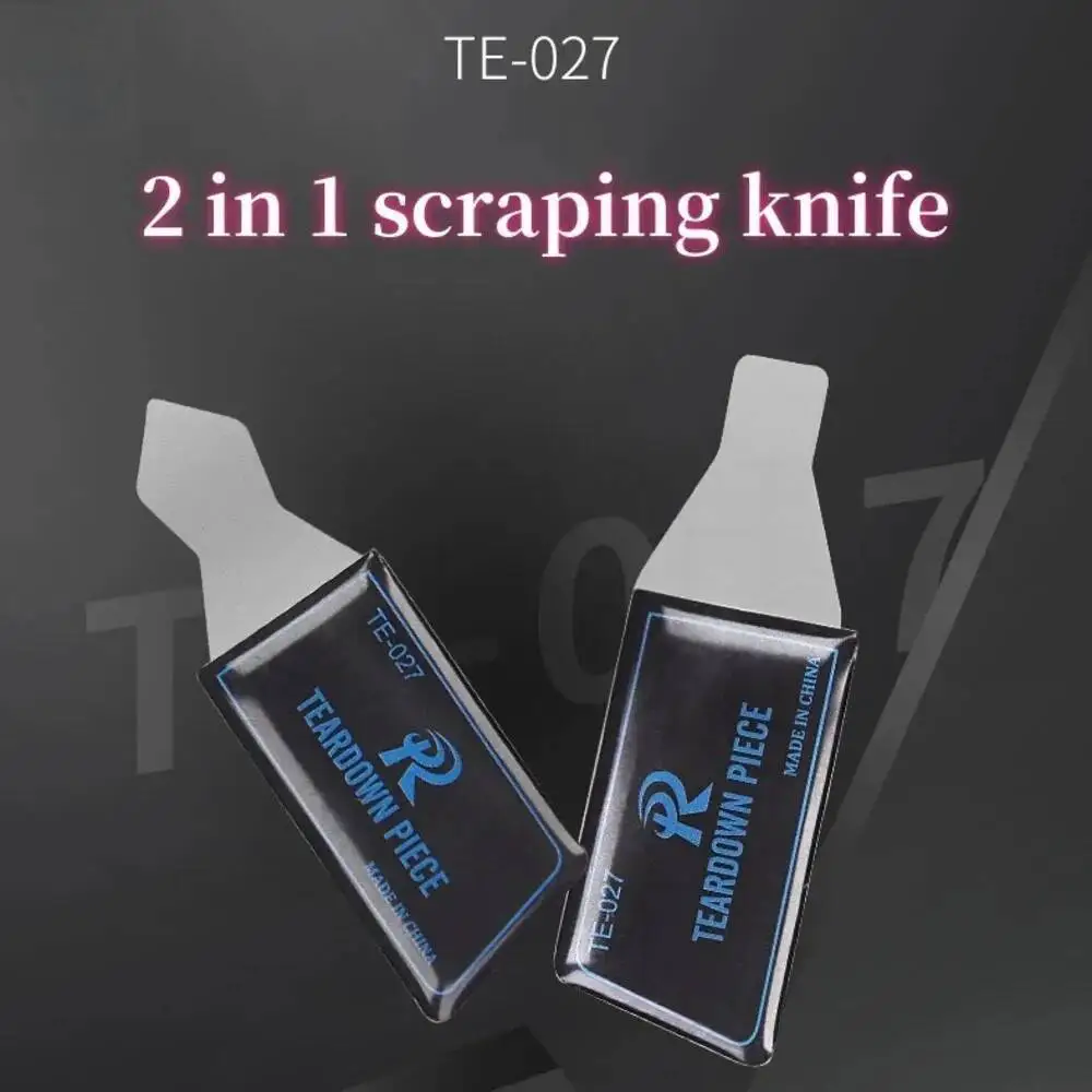 TE027 2 in 1 Teardown Piece Tin Removal Scraper High Strength Mobile Phone MainBoard IC CPU Straight Hole Tin Scraping Hand Tool
TE027 2 in 1 Teardown Piece Tin Removal Scraper High Strength Mobile Phone MainBoard IC CPU Straight Hole Tin Scraping Hand Tool
