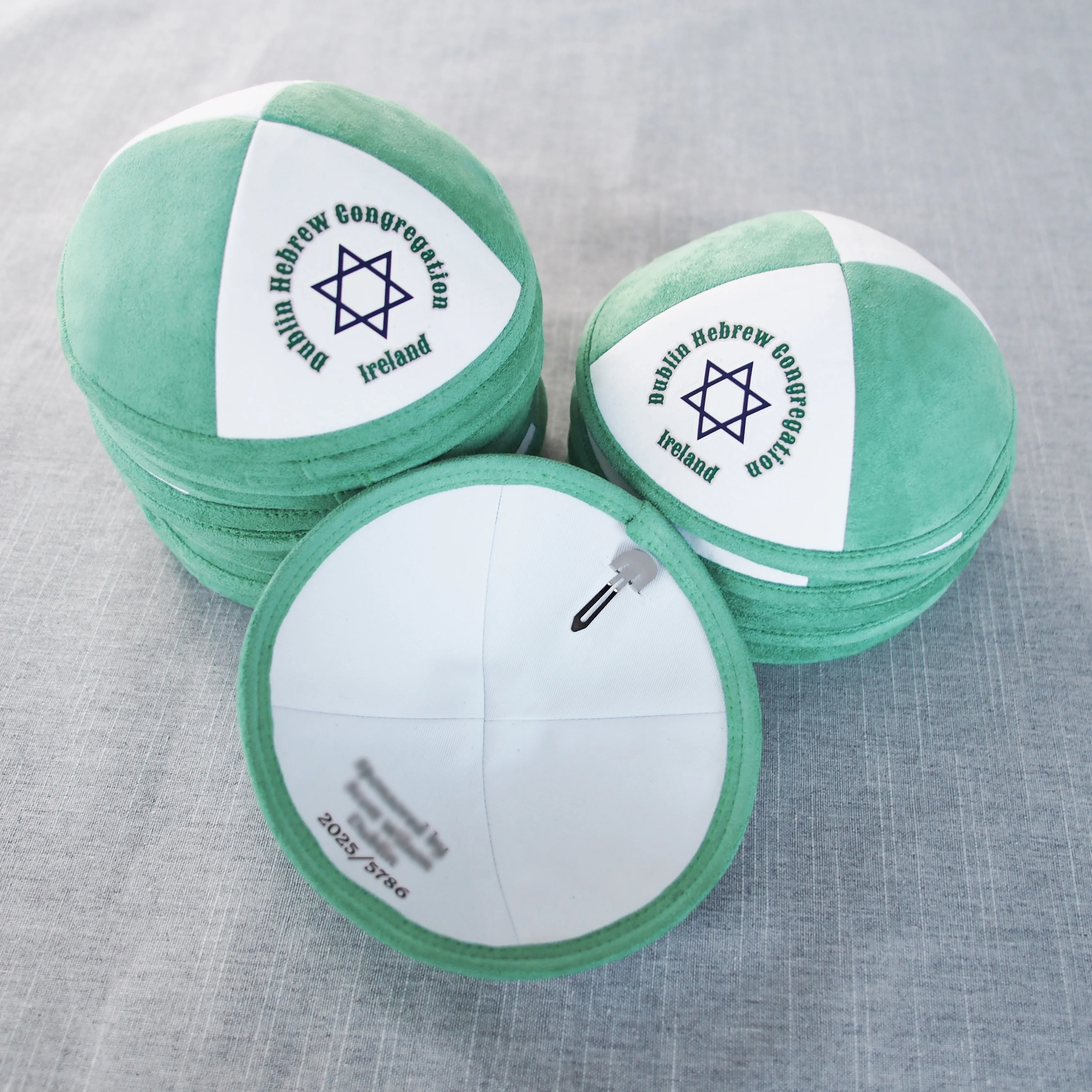 Custom embroidered suede kippa. Classic yarmulke. Fashionable and eco-friendly kippot.
Custom embroidered suede kippa. Classic yarmulke. Fashionable and eco-friendly kippot.