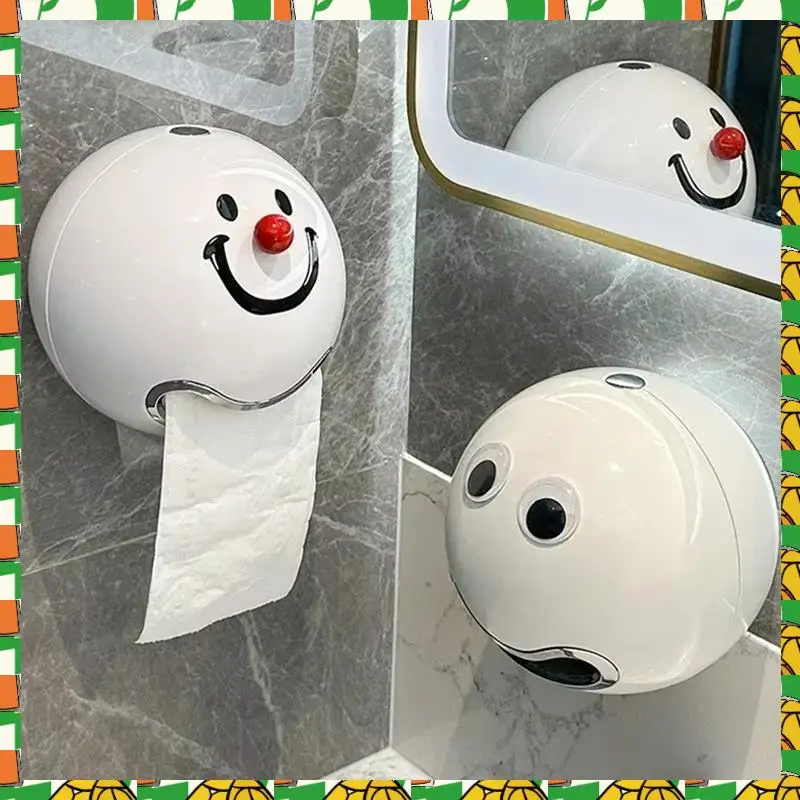 Professional Tool Smiling Face No Punching Toilet Paper Box Wall Mounted Toilet Tissue Box Toilet Rolls Paper Suction Paper Box
Professional Tool Smiling Face No Punching Toilet Paper Box Wall Mounted Toilet Tissue Box Toilet Rolls Paper Suction Paper Box