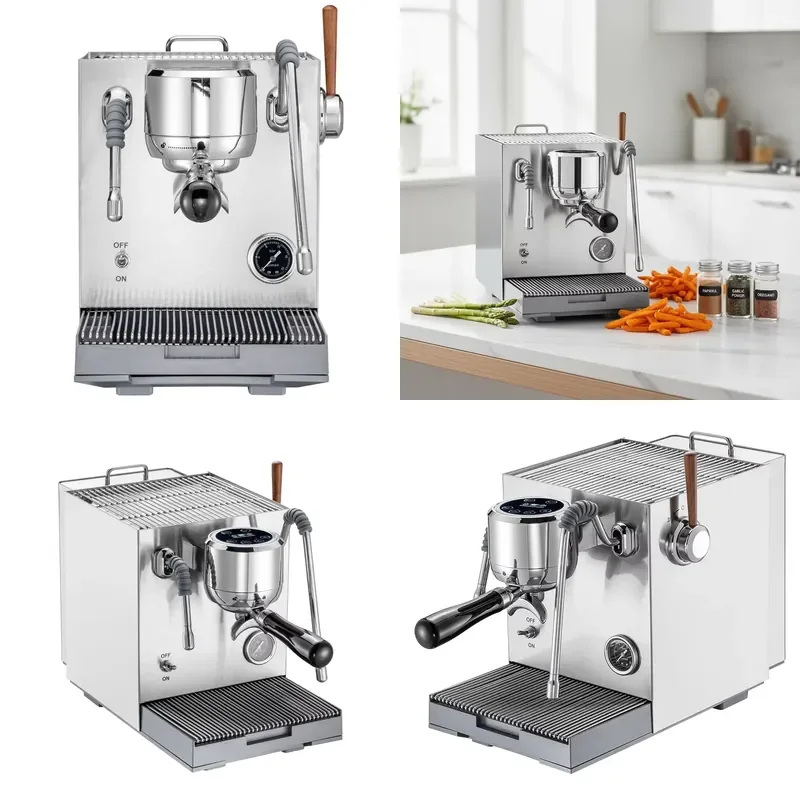 15 Bar Electric Semi-Automatic Single Group Stainless Steel Espresso Coffee Maker Dual ULKA Pumps Hotel Use
15 Bar Electric Semi-Automatic Single Group Stainless Steel Espresso Coffee Maker Dual ULKA Pumps Hotel Use