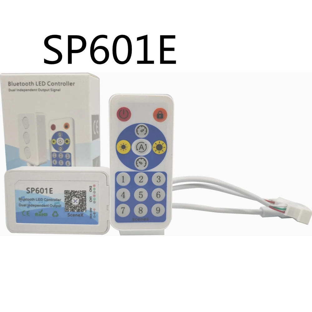 SP601E адресный выходной сигнал пиксельный светодиодный музыкальный контроллер приложение iOS/Android
SP601E адресный выходной сигнал пиксельный светодиодный музыкальный контроллер приложение iOS/Android