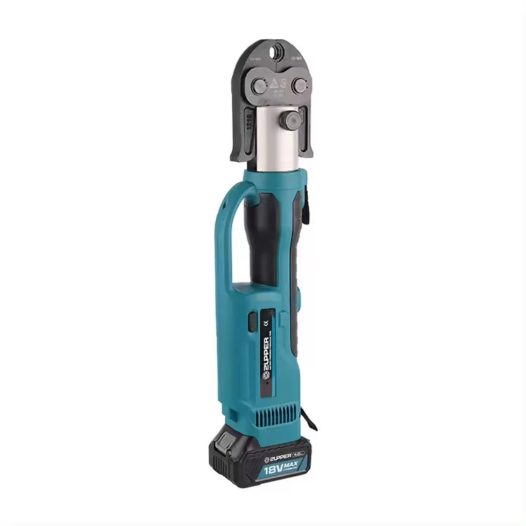 PZ-1550 Handheld Hydraulic Battery Powered Stainless Steel Pipe Press Tool With OLED Display
PZ-1550 Handheld Hydraulic Battery Powered Stainless Steel Pipe Press Tool With OLED Display